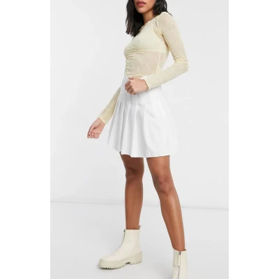 New Look tennis skirt in white