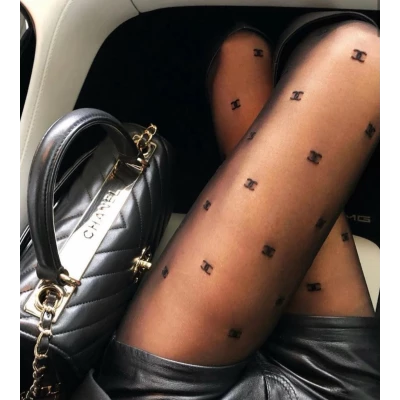 Black Tights | Valentine's Day Tights | Same Day Ship