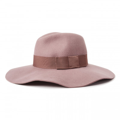 Womens Brixton Piper Floppy Wool Hat - Pink