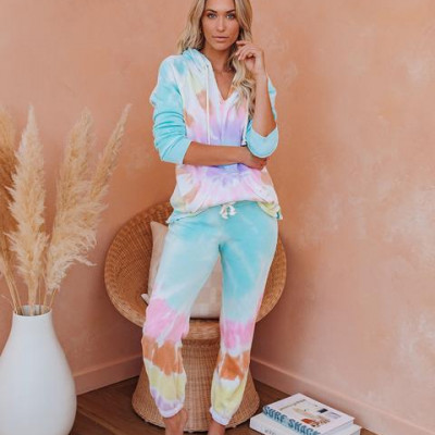 Utopia Cotton Blend Tie Dye Joggers