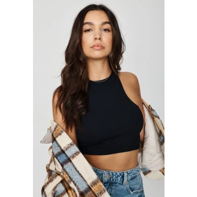 Seamless Racer High Neck Tank