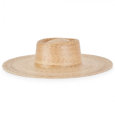 Palma wide-brim boater hat