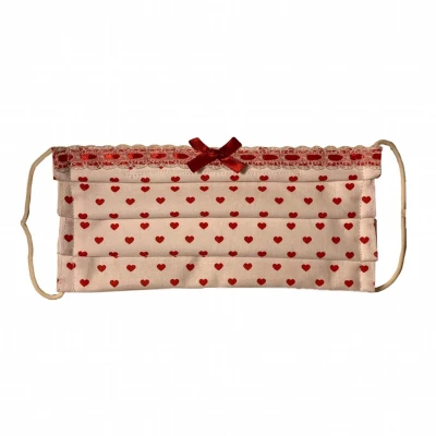 Limited edition white with red hearts + red ribbon... - Depop