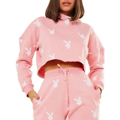 Playboy Crop Hoodie