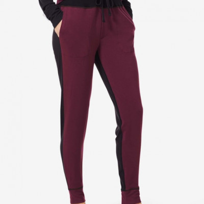 Women's Lounge Jogger, Double Stripe