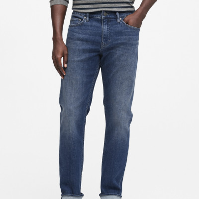 Straight Rapid Movement Denim Jean with COOLMAX Technology