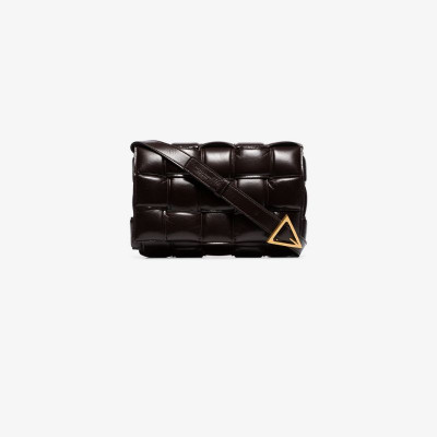 Bottega Veneta Black Quilted Leather Shoulder Bag