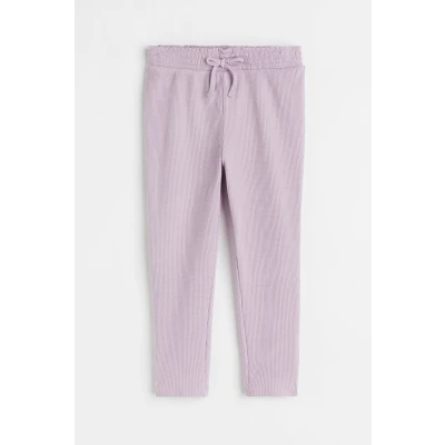 H & M - Cotton Jersey Joggers - Purple