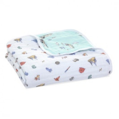 essentials cotton muslin blanket