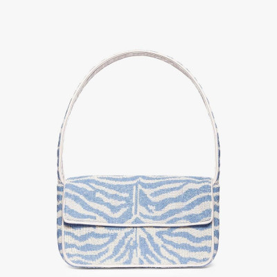 TOMMY BEADED BAG | LIGHT BLUE CREAM