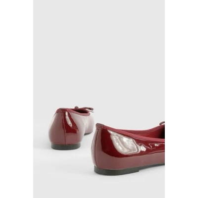 Bow Square Toe Ballerina