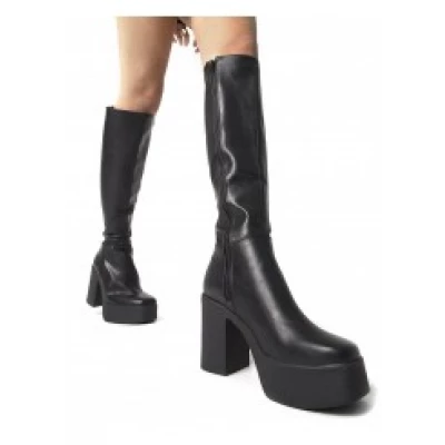 Slick Nicks Knee High Platform Boots