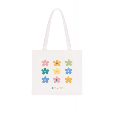 With JÃ©an Tote Bag | Flowers