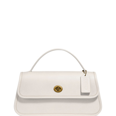 Runway Coach Originals Glovetan Turnlock Clutch Bag