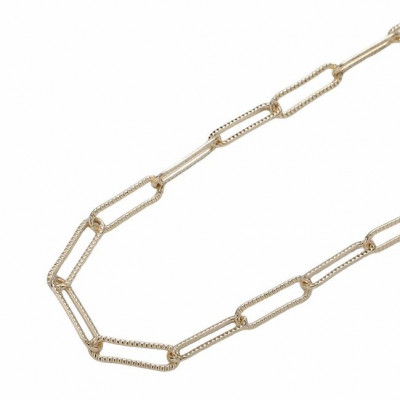 14k Gold Filled Paperclip Chain