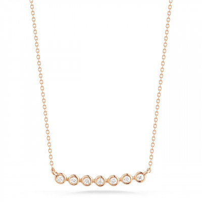 Lulu Jack Bezel Bar Necklace