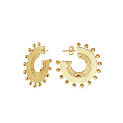 Gold Calima Hoops