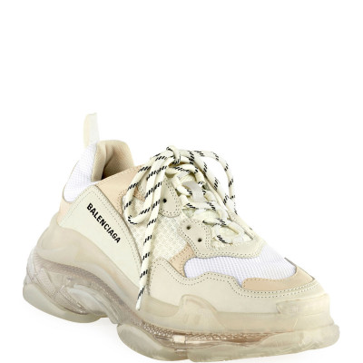 Mens Triple S Clear-Sole Sneakers