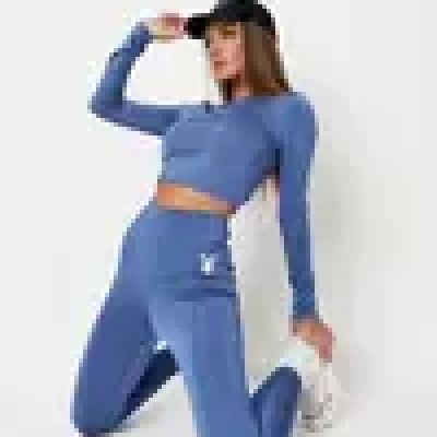 Blue Lifestyle Soft Touch Leggings