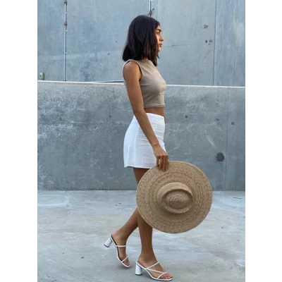 Selby Mini Skirt White