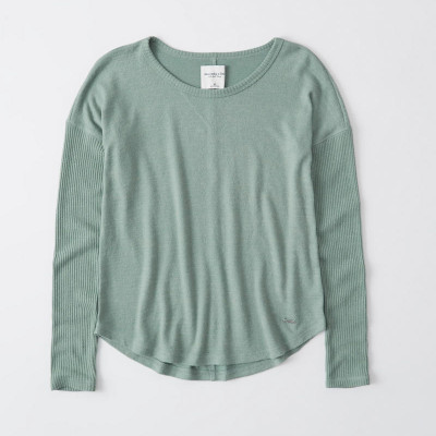 Cozy Long-Sleeve Crew Tee