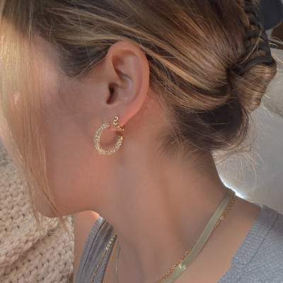 Sparkle Gal Hoops
