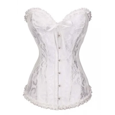 Plus Frill Trim Bandeau Waist Trainer