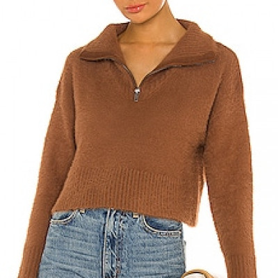 Camila Coelho Jaelyn Pullover in Toffee | REVOLVE
