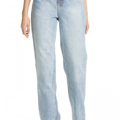 Womens Ksubi Playback Karma High Waist Straight Leg Jeans