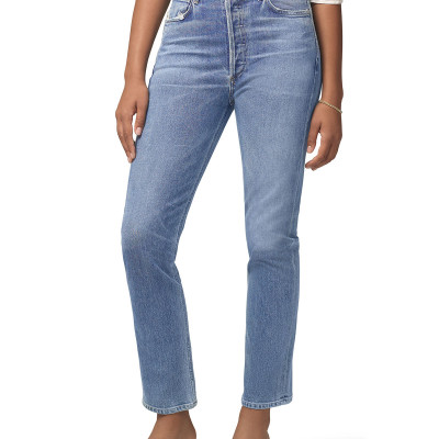 Charlotte High-Rise Straight Jeans
