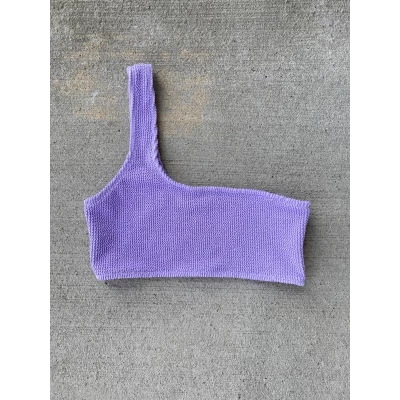 Tia One Shoulder Top - Wisteria