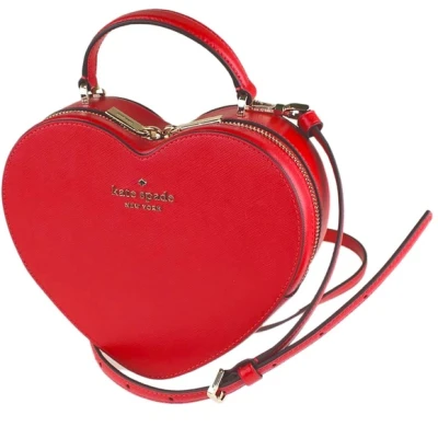 Red Kate Spade Love Shack Heart Purse