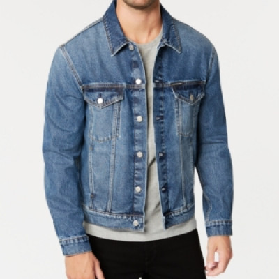 Calvin Klein Jeans Mens Classic Denim Trucker Jacket