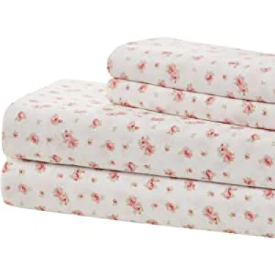 Amazon.com: Modern Threads Soft Microfiber Rose Printed Sheets - Luxurious Microfiber Bed Sheets - Includes Flat Sheet, Fitted Sheet with Deep Pockets, &amp; Pillowcases : Home &amp; Kitchen