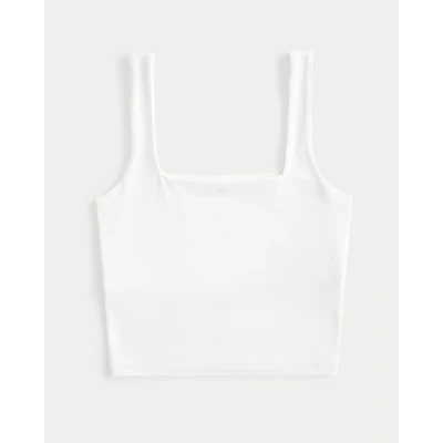 Seamless Fabric Square-Neck Tank