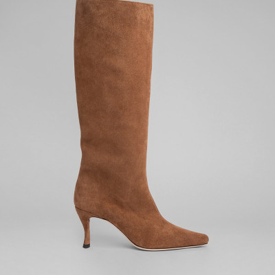Stevie 42 Brown Suede Leather