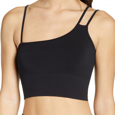 Womens Alo Offset Seamless Longline Bralette
