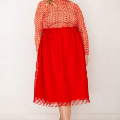 Tamara Malas Dilan Skirt in Red