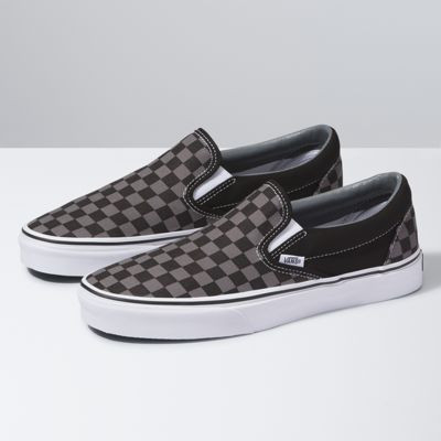 Vans Checkerboard Slip-On (Black/Pewter Check)