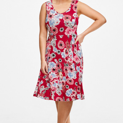 Fit And Flare Knit Dress