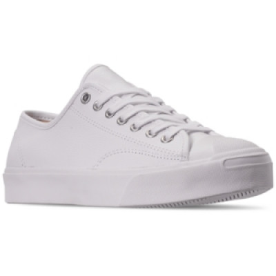 Converse Mens Jack Purcell Tumbled Leather Casual Sneakers from Finish Line