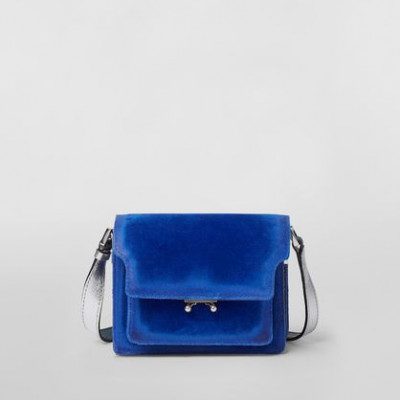 TRUNK SUBLIME BAG IN VELVET AND TEJUS PRINT CALF