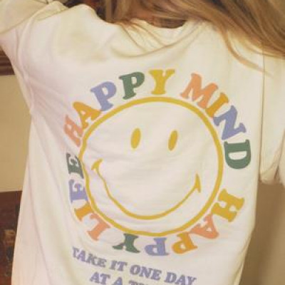 Happy Mind Smiley Crewneck