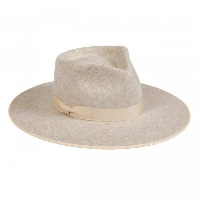 Womens Lack Of Color Carlo Wool Rancher Hat - Grey