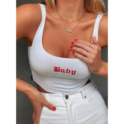 Baby Tank Top White