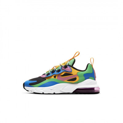 Nike Air Max 270 RT Little Kids Shoe Size 10.5C (Black/University Gold) CU4673-001