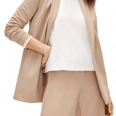 Womens Eileen Fisher Notch Collar Jacket