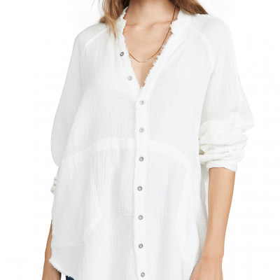Free People Summer Daydream Button Down