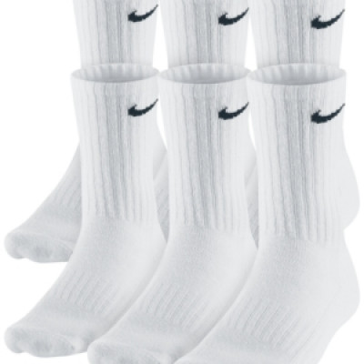 Nike Mens Cotton Crew Socks 6-Pack