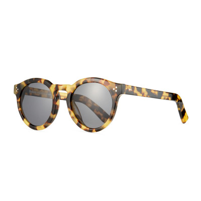 Leonard II Round Sunglasses, Tortoise
